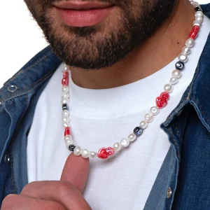 Dandy Street - shop online - collane uomo con pietre naturali - Collana da uomo con occhio greco - Atek Dandy Street - shop online - collane uomo con pietre naturali - Collana da uomo con occhio greco - Atek