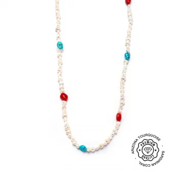 Dandy Street - shop online - collane uomo con pietre naturali - Collana da uomo con turchese Arizona - Wepel