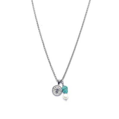 Dandy Street - shop online - collane uomo con pietre naturali - Collana da uomo dal carattere ricercato - Whitesand