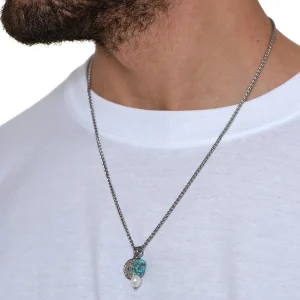 Dandy Street - shop online - collane uomo con pietre naturali - Collana da uomo dal carattere ricercato - Whitesand Dandy Street - shop online - collane uomo con pietre naturali - Collana da uomo dal carattere ricercato - Whitesand