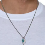 Dandy Street – shop online – collane uomo con pietre naturali – Collana da uomo dal carattere ricercato – Whitesand