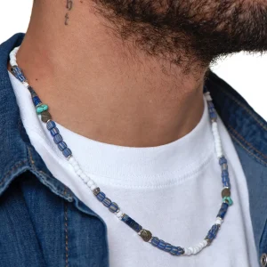 Dandy Street - shop online - collane uomo con pietre naturali - Collana da uomo dal design autentico - Blousee