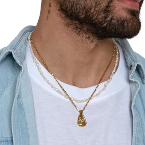 Dandy Street - shop online - collane uomo con pietre naturali - Collana da uomo dal design elegante - Madonie Dandy Street - shop online - collane uomo con pietre naturali - Collana da uomo dal design elegante - Madonie