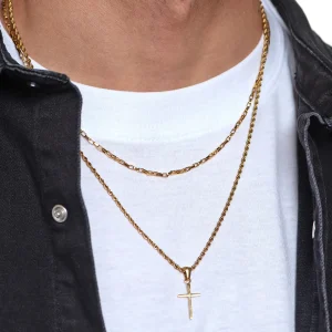 Dandy Street - shop online - collane uomo con pietre naturali - Collana da uomo dorata di stile - Gelofh Dandy Street - shop online - collane uomo con pietre naturali - Collana da uomo dorata di stile - Gelofh