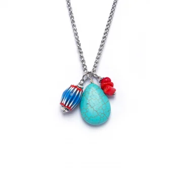 Dandy Street - shop online - collane uomo con pietre naturali - Collana da uomo esotica con pendenti - Phyr