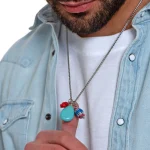 Dandy Street – shop online – collane uomo con pietre naturali – Collana da uomo esotica con pendenti – Phyr