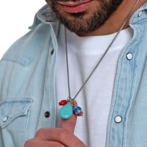 Dandy Street - shop online - collane uomo con pietre naturali - Collana da uomo esotica con pendenti - Phyr Dandy Street - shop online - collane uomo con pietre naturali - Collana da uomo esotica con pendenti - Phyr