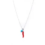 Dandy Street - shop online - collane uomo con pietre naturali - Collana da uomo in argento con pendenti - Horing
