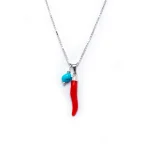 Dandy Street – shop online – collane uomo con pietre naturali – Collana da uomo in argento con pendenti – Horing