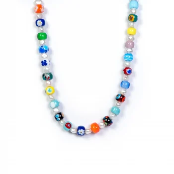 Dandy Street - shop online - collane uomo con pietre naturali - Collana uomo con murrine - The Murrinas