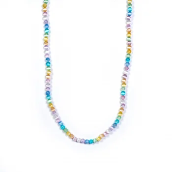 Dandy Street - shop online - collane uomo con pietre naturali - Collana uomo lunga con pietre - Rainbow