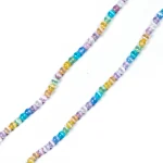 Dandy Street – shop online – collane uomo con pietre naturali – Collana uomo lunga con pietre – Rainbow