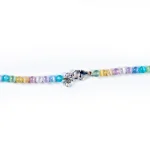 Dandy Street – shop online – collane uomo con pietre naturali – Collana uomo lunga con pietre – Rainbow