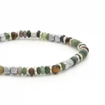 Dandy Street – shop online bracciali uomo di tendenza – bracciale elastico – bracciale uomo – bracciale pietre naturali agata ematite occhio di tigre – Mapple
