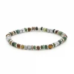 Dandy Street – shop online bracciali uomo di tendenza – bracciale elastico – bracciale uomo – bracciale pietre naturali agata ematite occhio di tigre – Mapple