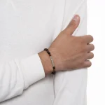 Dandy Street – shop online bracciali uomo di tendenza – bracciale elastico – bracciale pietre naturali occhio di tigre – Love