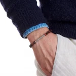 Dandy Street – shop online bracciali uomo di tendenza – bracciale elastico – bracciale pietre naturali occhio di tigre – Love