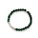 Dandy Street – shop online bracciali uomo di tendenza – bracciale elastico – bracciale pietre naturali occhio di tigre – Poag