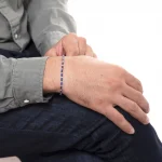 Dandy Street – shop online bracciali uomo di tendenza – bracciale uomo in argento – bracciale chiusura moschettone – pietre semipreziose lapislazzuli – Stokton