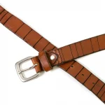 Dandy Street – vendita online – accessori uomo – cintura uomo cuoio – cintura artigianale – cinture pelle – incisioni verticali – Tucs