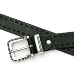 Dandy Street – vendita online – accessori uomo – cintura nera uomo cuoio – cinture artigianali – cinture pelle – lavorazione traforata – Levion