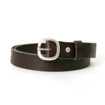 Dandy Street - vendita online - accessori uomo - cinture uomo cuoio - cinture artigianali - cinture pelle - cuoio vitello toscano - Round