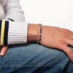 Dandy Street – vendita online – bracciale uomo – pietre naturali lapislazzuli aulite ematite – Mare