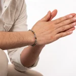 Dandy Street – vendita online – bracciale uomo – pietre naturali occhio di tigre ematite agata – Grener