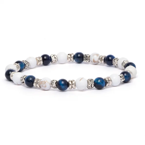 Dandy Street - bracciale uomo - pietre naturali occhio di tigre - Ariel