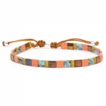 Dandy Street – vendita online – bracciali uomo di tendeza – bracciale macramè – perle tila miyuki giapponesi vetro sfumato – Tomi
