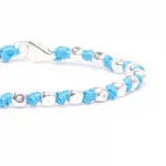Dandy Street - vendita online - bracciali uomo di tendeza - bracciale stampa argento 925 - filo braided - chiusura moschettone - Harry