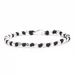 Dandy Street – vendita online – bracciali uomo di tendeza – bracciale stampa argento 925 – filo braided – chiusura moschettone – Jack