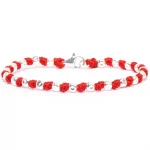 Dandy Street – vendita online – bracciali uomo di tendeza – bracciale stampa argento 925 – filo braided – chiusura moschettone – Jacob