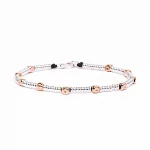Dandy Street – vendita online – bracciali uomo di tendeza – bracciale stampa argento 925 – filo braided – chiusura moschettone – William