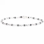 Dandy Street – vendita online – bracciali uomo di tendeza – bracciale stampa argento 925 – filo braided – chiusura moschettone – pietre ematite – Daniel