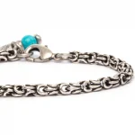 Dandy Street – vendita online – bracciali uomo di tendeza – bracciale catena maglia bizantina – Viking