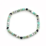 Dandy Street – vendita online – bracciali uomo di tendeza – pietre naturali diaspro imperiale lapislazzuli – Ocean