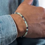 Dandy Street – vendita online – bracciali uomo di tendeza – pietre naturali diaspro imperiale lapislazzuli – Ocean