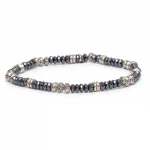 Dandy Street – vendita online – bracciali uomo di tendeza – pietre naturali ematite – Shine