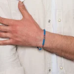 Dandy Street – vendita online – bracciali uomo di tendeza – pietre naturali macramè vinile africano – Niagara