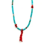 Dandy Street - vendita online collane uomo pietre naturali - collana con ciondolo - aulite corallo pirite - Laysan