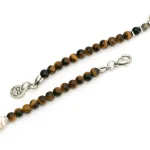 Dandy Street – vendita online collane uomo pietre naturali – collana con ciondolo – aulite pirite occhio di tigre onice – Necker