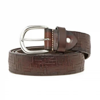 Dandy Street - vendita online - accessori uomo - cintura uomo cuoio - cintura artigianale - cintura pelle - Cintura uomo dallo stile deciso - Leonis