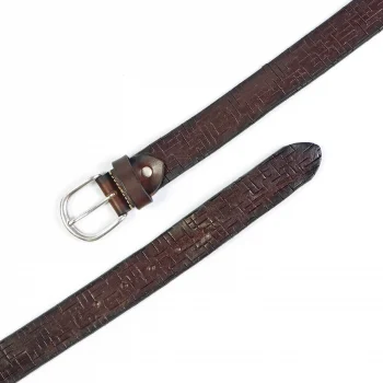 Dandy Street - vendita online - accessori uomo - cintura uomo cuoio - cintura artigianale - cintura pelle - Cintura uomo dallo stile deciso - Leonis