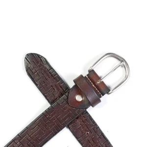 Dandy Street - vendita online - accessori uomo - cintura uomo cuoio - cintura artigianale - cintura pelle - Cintura uomo dallo stile deciso - Leonis