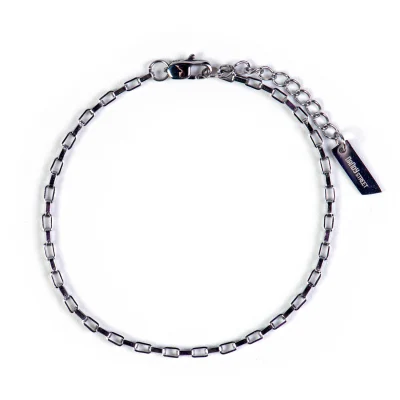 Dandy Street - shop online bracciali uomo di tendenza - Bracciale da uomo in acciaio moderno - Qudos