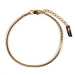 Dandy Street – shop online bracciali uomo di tendenza – Bracciale da uomo in oro elegante – Einar
