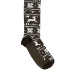 Dandy Street – shop online – accessori uomo calzini uomo cotone – calzini da uomo con renne e fiocchi marrone