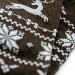 Dandy Street – shop online – accessori uomo calzini uomo cotone – calzini da uomo con renne e fiocchi marrone