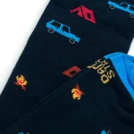 Dandy Street – shop online – accessori uomo calzini uomo cotone – calzini da uomo in fantasia di qualità blu scuro